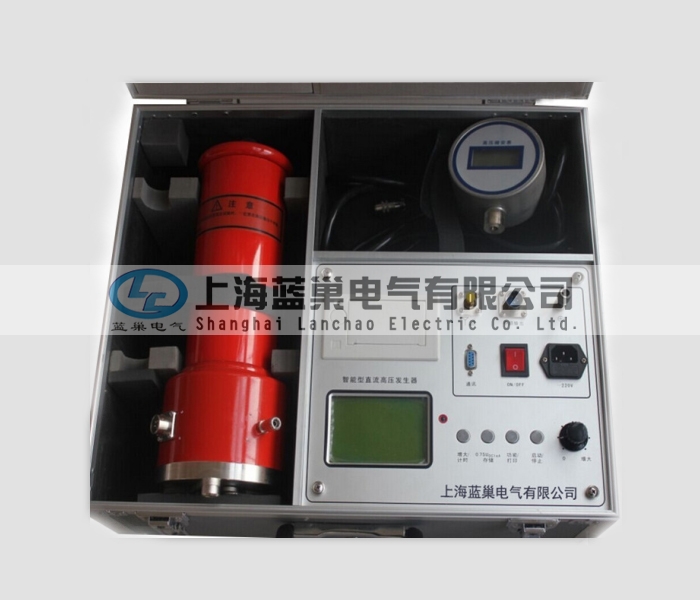 ZGF-120KV/2mA大屏智能直流高壓發(fā)生器。應(yīng)用AIPWM技術(shù)，對PWM技術(shù)的不準(zhǔn)確線性度進(jìn)行了調(diào)整，使儀器精度得到了大幅度提高。并采用AI技術(shù)設(shè)定過壓保護(hù)和過流保護(hù)取代了數(shù)字撥盤開關(guān)只能設(shè)定電壓值